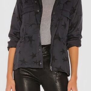 Rails Black Star Pattern Women's Jacket